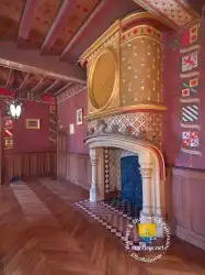 Cheminee Monumentale Salle Des Dames De Courtanvaux