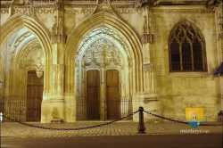  Collegiale De Poissy  Collegiale Poissy Entree Porche Nuit 9