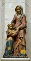  Collegiale De Poissy  Collegiale Poissy Statue XIVe 19