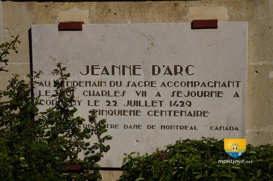 Plaque 500 ans Jeanne d'Arc