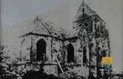 Eglise Fortifiee Croutoy Apres Bataille Crooutoy 9 Juin 1940  8