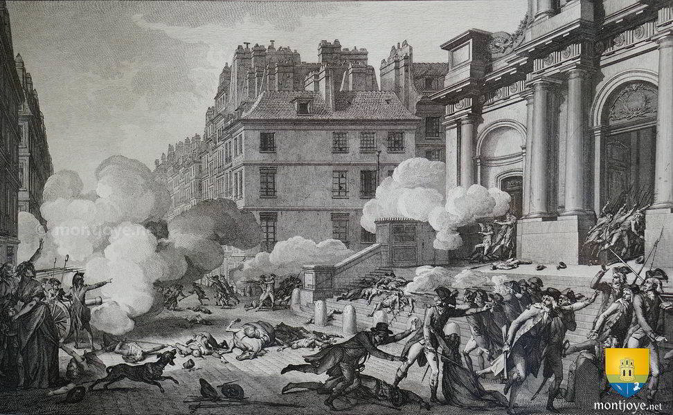 5 Octobre 1795, intervention de Bonaparte contre les royalistes devant l'église Saint-Roch