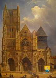 Cathedrale Meaux Peinture