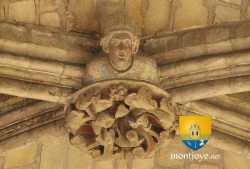 Basilique Saint Denis Clef Voute Homme Eglise