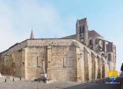 Église prieurale de Saint-Leu-d'Esserent - On est déjà dans ce cas dans un bel ensemble défensif relativement important pour une église. Saint Leu Esserent Saint Nicolas Archere