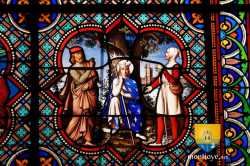 Saint Louis Vincennes Arbre Justice Vitrail