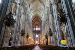 Nef Vaisseaux Central Cathedrale Bourges