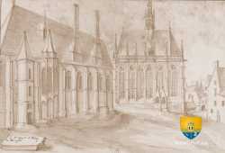 Vue Sainte Chapelle Bourges Etienne Martellange 1621