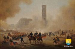 Prise Tour Saint Jacques Troupe Versaillaises Gustave Boulanger 