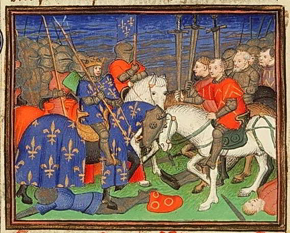 Bataille de Bouvines - Vincent de Beauvais ( vers 1400-1440 )