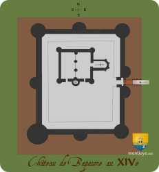 Bapaume Chateau XIVe Bapaume Chateau XIVe
