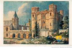 Ruine de château Gaillon avant qu'il ne devienne une prison Chateau Porte Interieure Prison De Gaillon