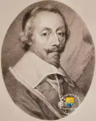 ARMAND DUPLESSIS CARDINAL DE RICHELIEU Portrait Lithographie ARMAND DUPLESSIS CARDINAL DE RICHELIEU Portrait Lithographie
