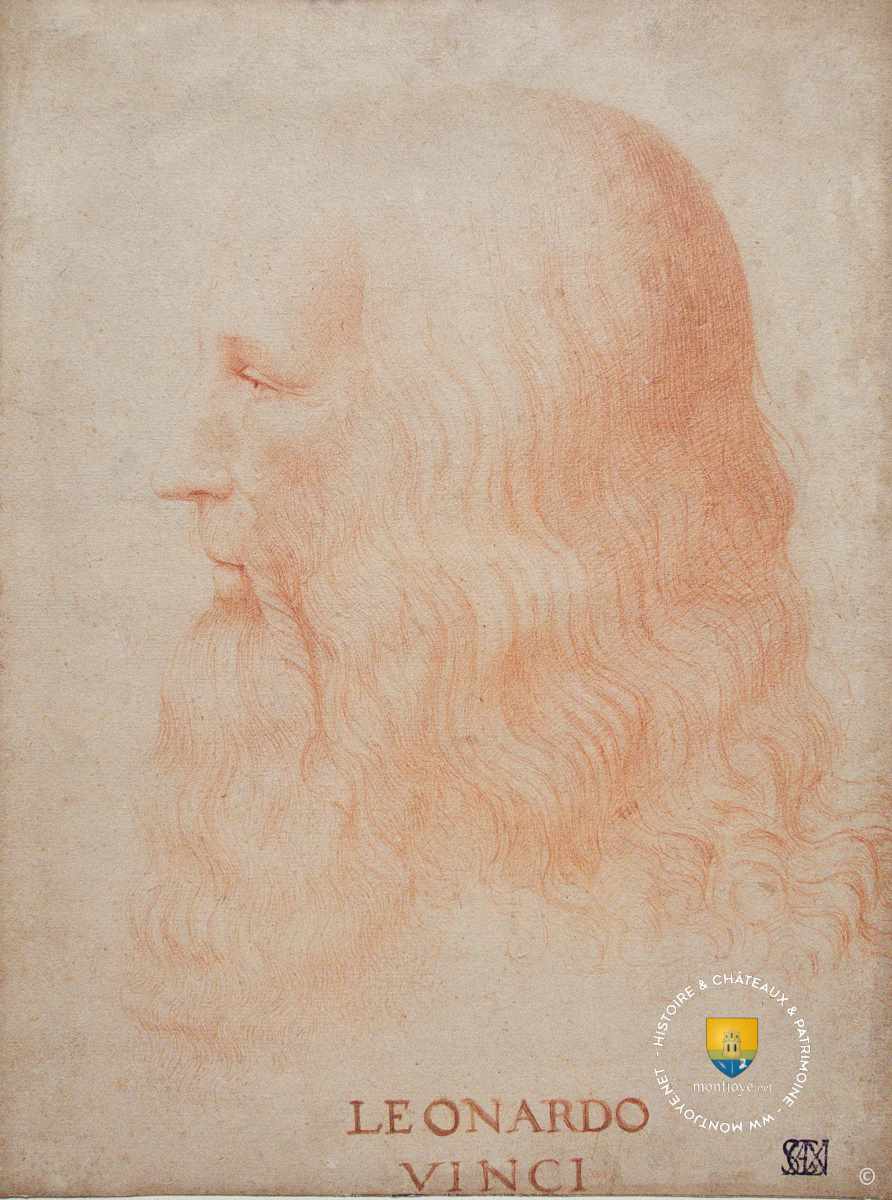 Portrait de Léonard de Vinci attribué à  FRANCESCO MELZI