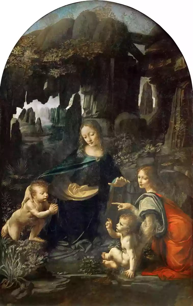 Leonardo Da Vinci Vierge a enfant