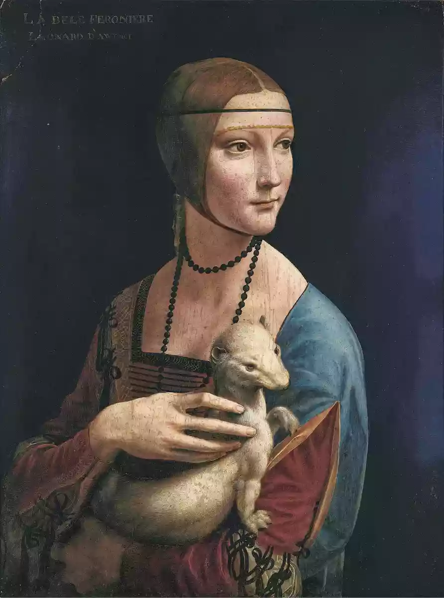 la femme a hermine leonardo da Vinci Google Art Project