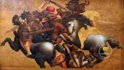La Bataille Anghiari Leonard De Vinci2  La Bataille Anghiari Leonard De Vinci2