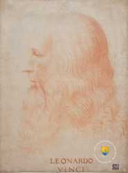 Portrait original Lénoard de Vinci, attribué à Francesco Melz Leonardo Vinci