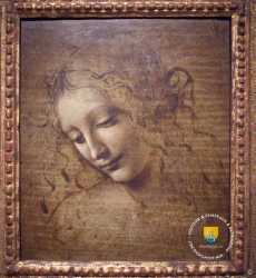 Tête de femme dite La Scapiliata, l'Echevelée. Peinture réali Tete De Femme La Scapiliata