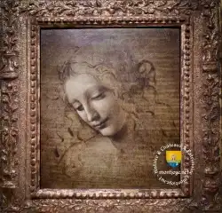 Tete De Femme Leonard De Vinci   Tete De Femme Leonard De Vinci