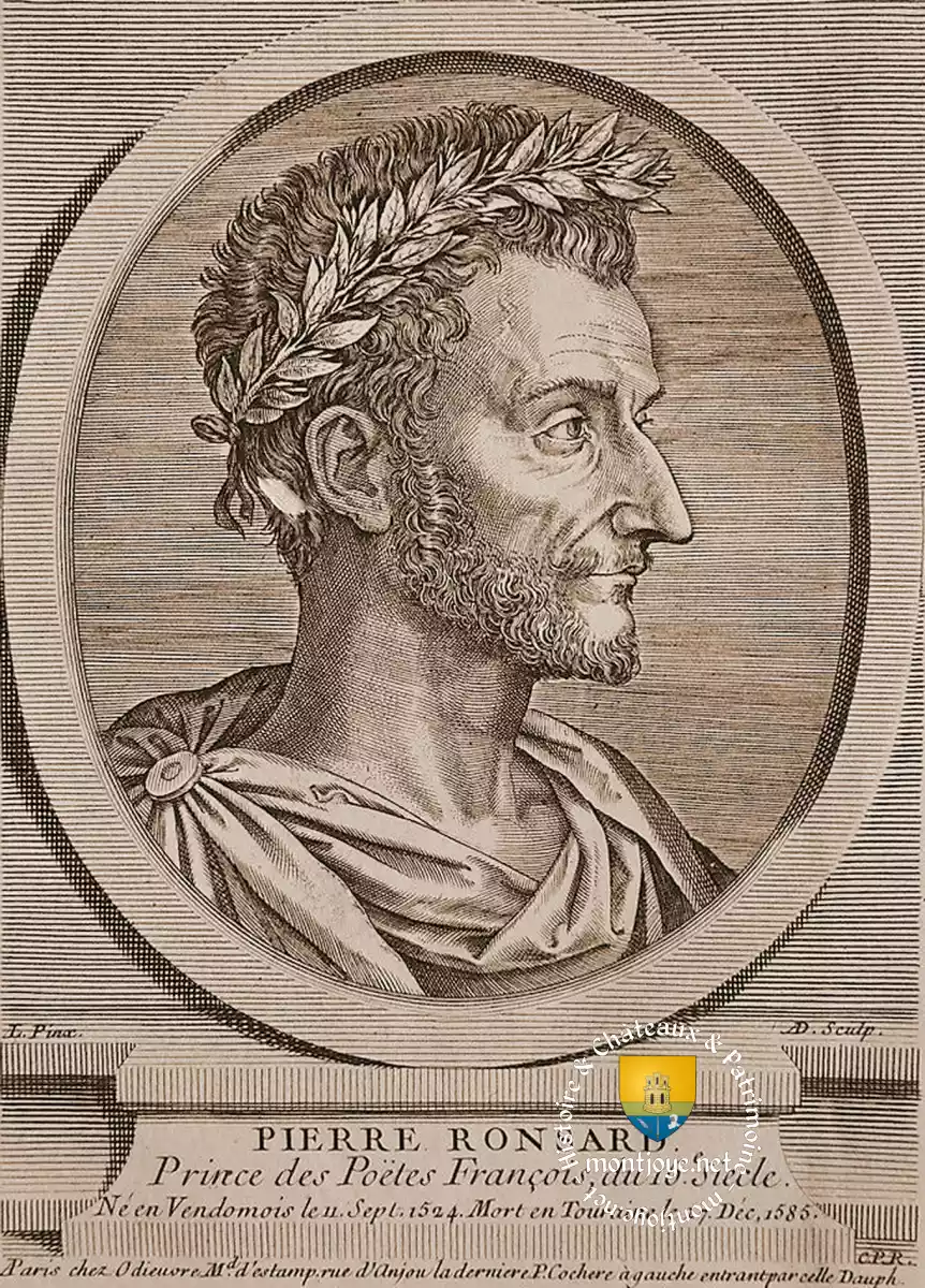 Pierre Ronsard portrait du XVIIIe