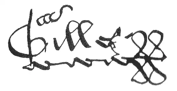 signature Gilles de Rais
