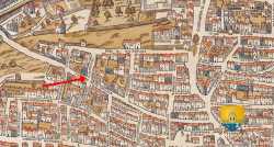 Emplacement du lieu où eut l'assassinat du duc d'Orléans - aujourd'hui c'est entre l'impasse des Arbalétriers, la rue des francs bourgeois et la rue du vieille temple Rue Vieille Temple Rue Des Rosiers Rue Des Francs Bourgeois