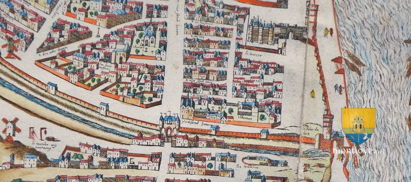 Porte de Saint-Honoré en 1590