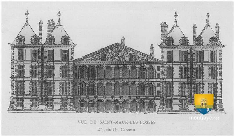 Château de Saint-Maur-des-Fossés, dessin Androuet du Cerceau