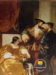 Francois Ier Duchesse Etampes Par Richard Parkes Bonington