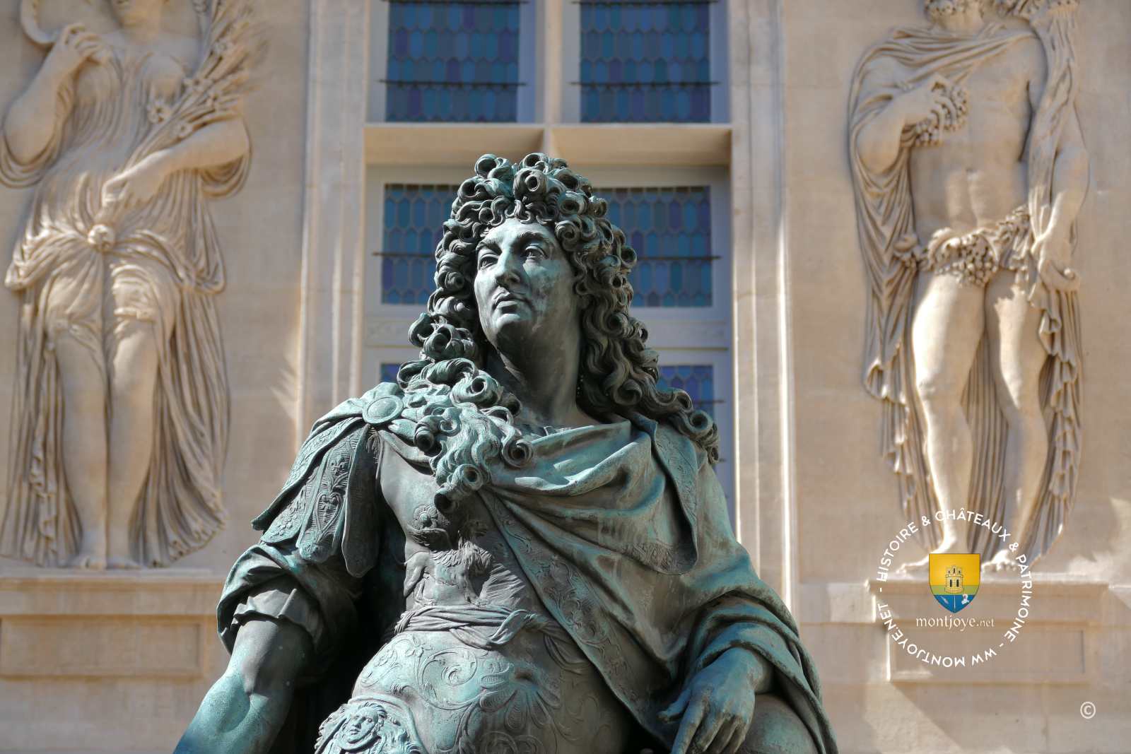 Louis XIV dans la cour de l'Hôtel Carnavalet