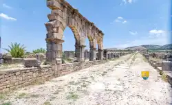 Decumanus Maximus Volubilis Arc  Decumanus Maximus Volubilis Arc
