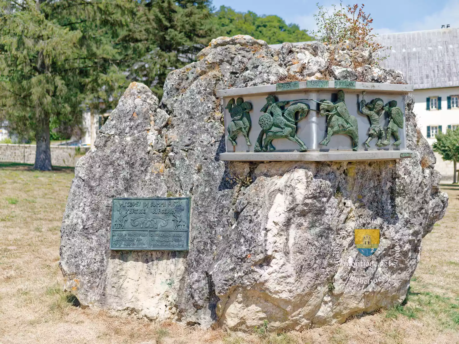 Bataille des roncevaux monument Roncevalles