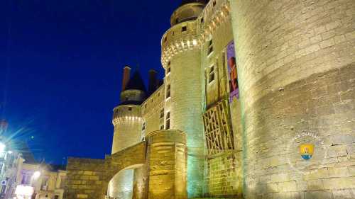 Château de Langeais de nuit