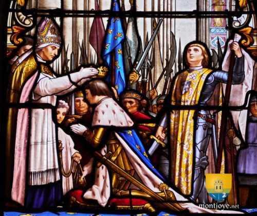 Sacre de Charles VII à Reims, Jeanne d&#039;Arc