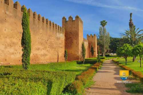 Remparts, Fortifications, Tours carrées de la ville de Rabat