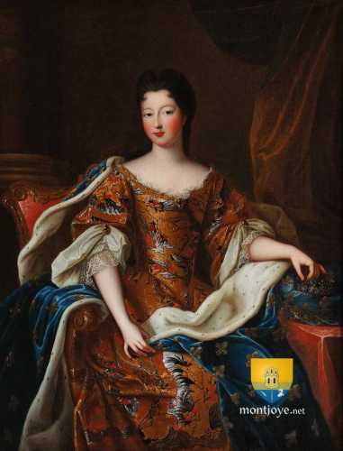 Françoise-Marie de Bourbon, dite Mademoiselle de Blois vers 1700  par Pierre Gobert.