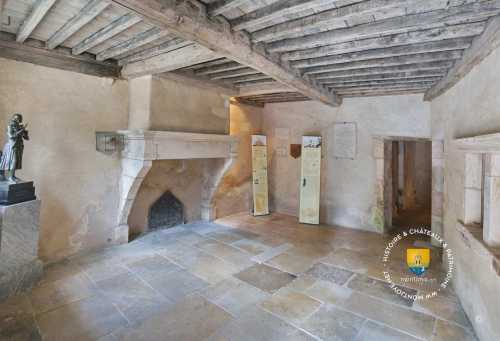 Pièce principale de la maison de Jeanne d&#039;Arc, c&#039;est probablement dans cette pièce que Jeanne d&#039;Arc est née