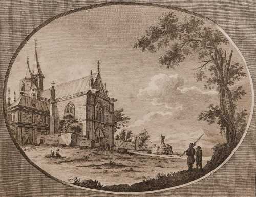 Abbaye de Saint-Maur par Israël Silvestre - XVIIe
