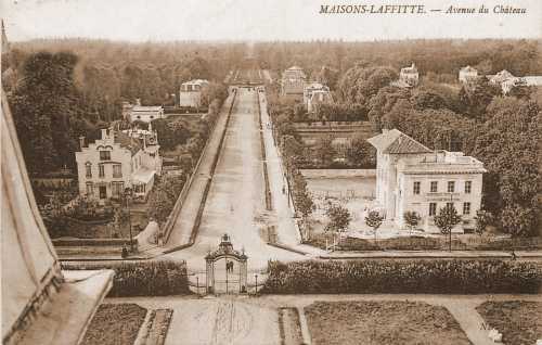 Maisons Laffitte, avenue du château, Carte Postale
