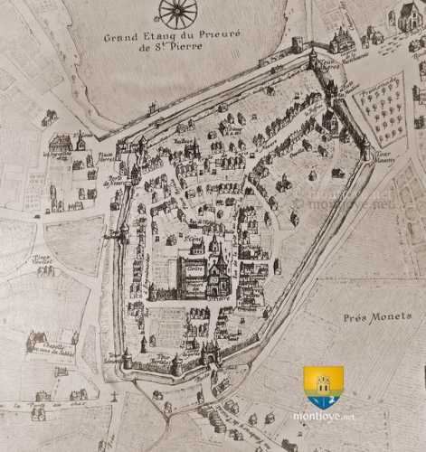 Plan Saint-Pierre le Moutier, fortifications