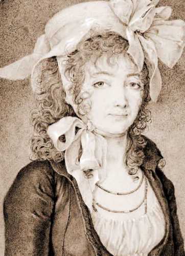 Marceau, portrait présumé de Marceau femme d&#039;Antoine-François Sergent, dit Sergent-Marceau, était dessinateur et graveur