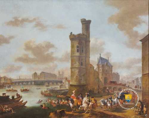 La tour et la porte de Nesle à Paris, vers 1630 par Pieter Wouwermans. Visible au musée du Louvre