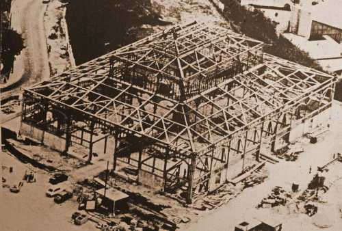 Reconstruction du Pavillon Baltard à Nogent sur Marne - photo André Louis