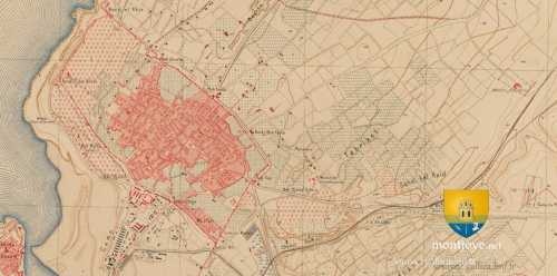 plan de la ville de Salé en 1917