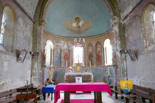Choeur du XIIe siècle, église de Villequiers
